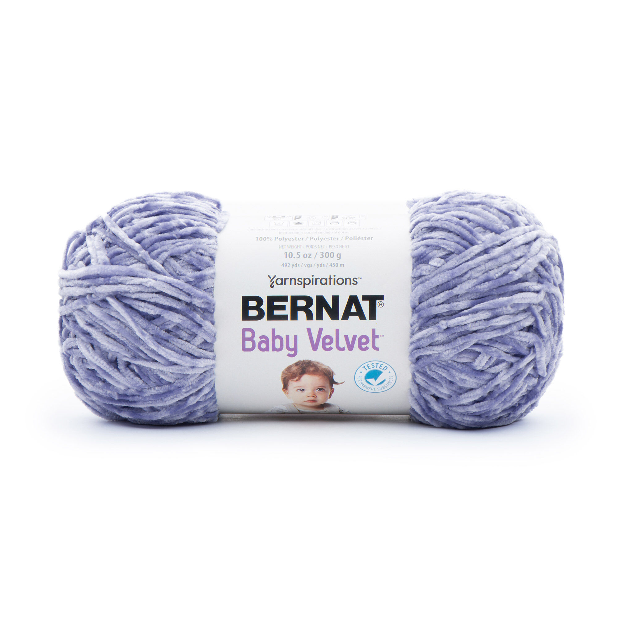 Bernat Baby Blanket Yarn, Pitter Patter, 3 Skeins - 3.5 oz
